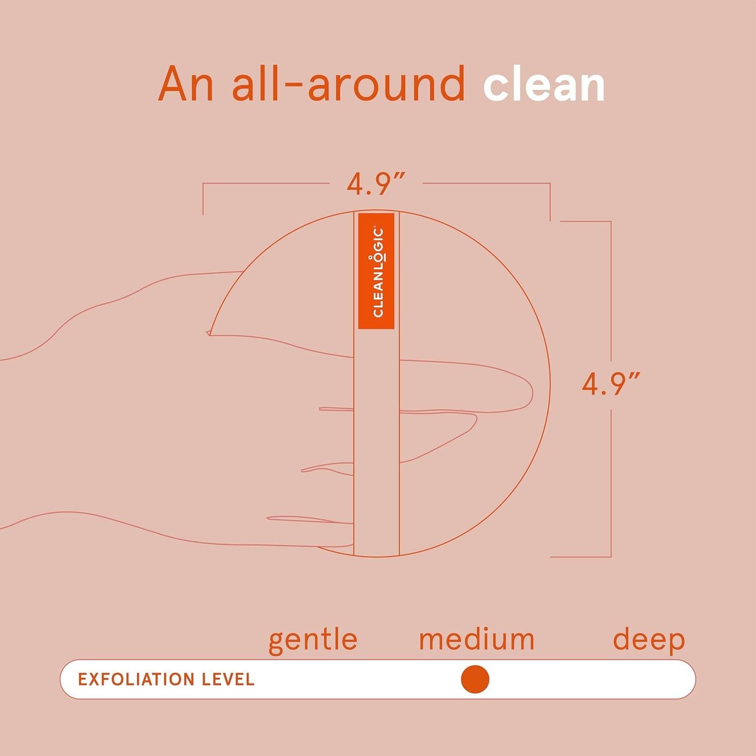 Exfoliante Corporal Cleanlogic Doble Textura 3 Unidades