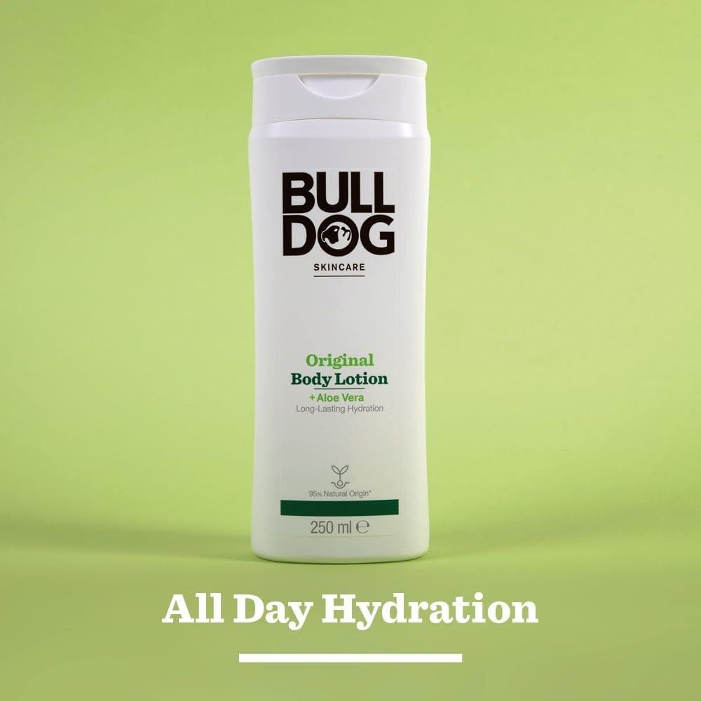 Loción Corporal Bulldog para Hombres 250 ml - Hidratante Natural