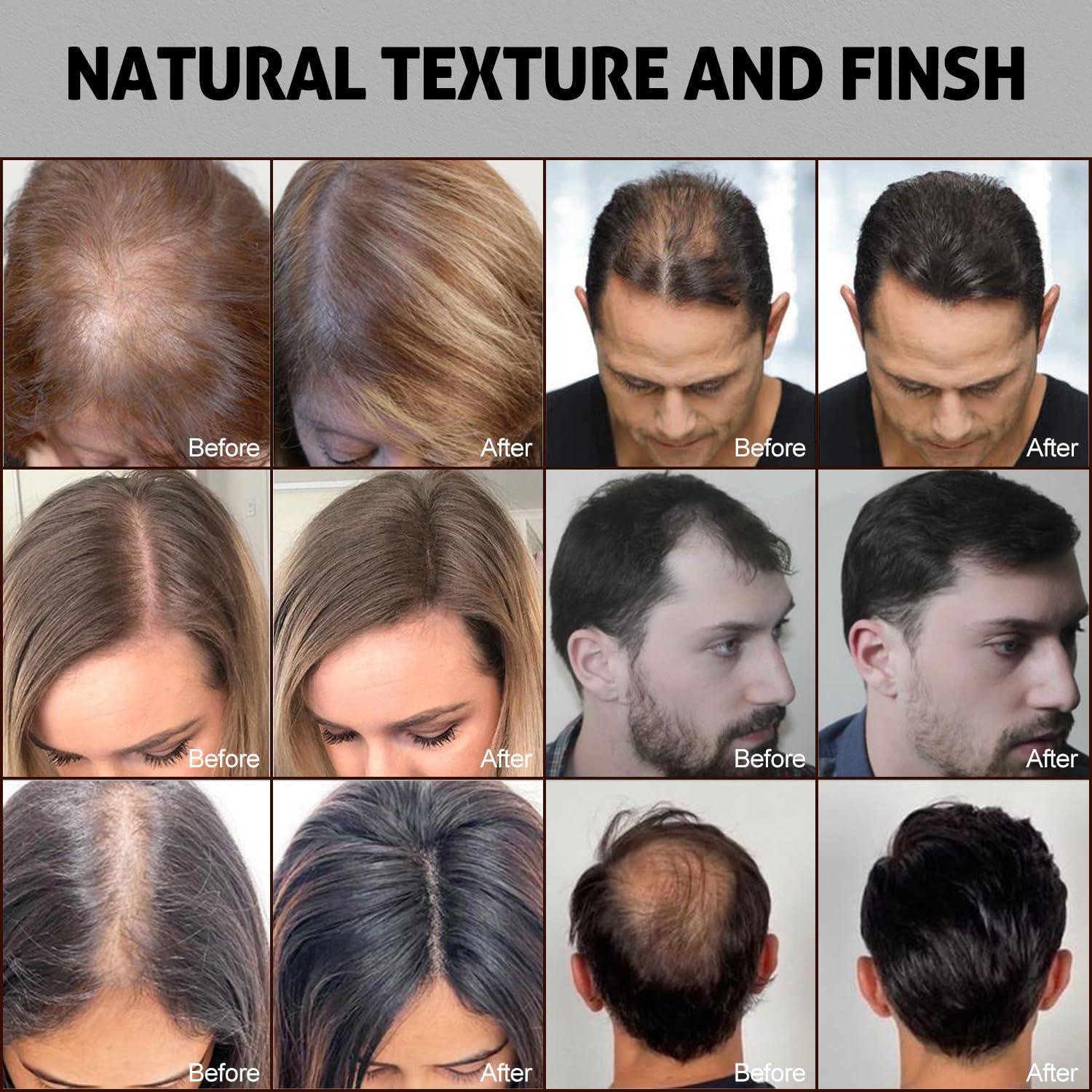 Fibras Capilares Ustar 12g para Cabello Ralo - Marrón Claro