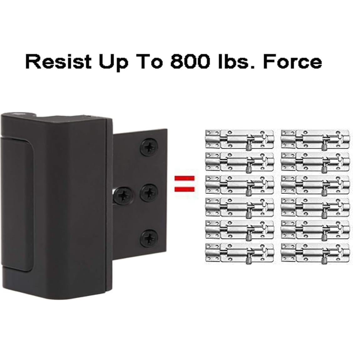 Cerradura de Seguridad Infantil HauSun 3" Aluminio Negro