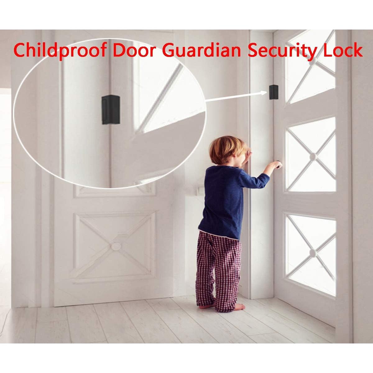 Cerradura de Seguridad Infantil HauSun 3" Aluminio Negro