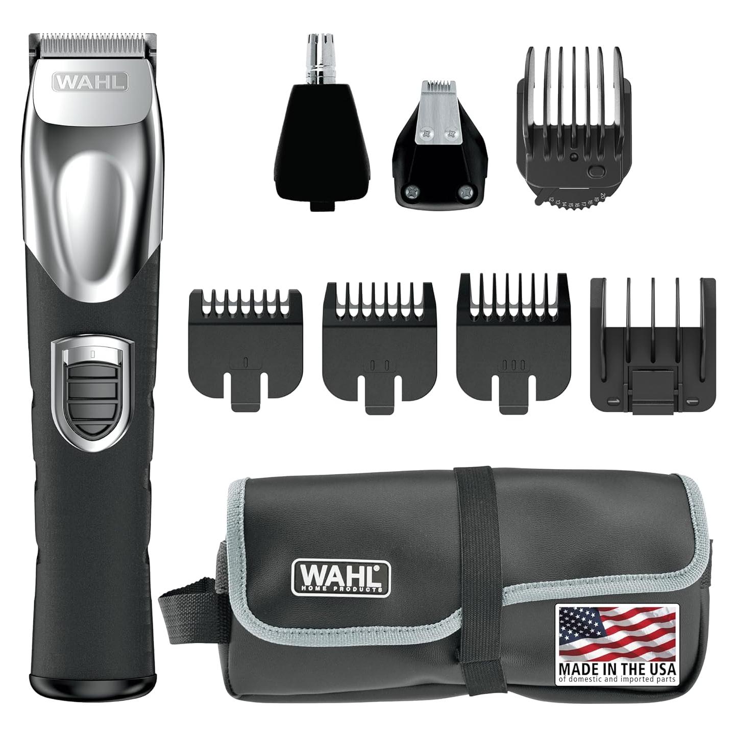 Recortadora de Barba Wahl USA 9854-600B Recargable 14 Piezas