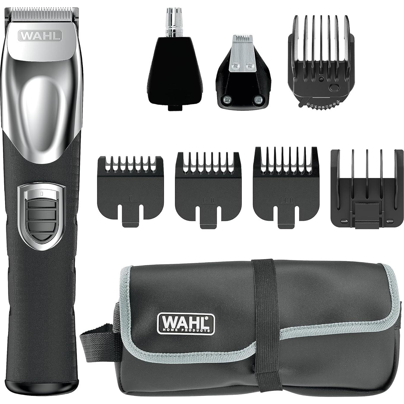 Recortadora de Barba Wahl USA 9854-600B Recargable 14 Piezas