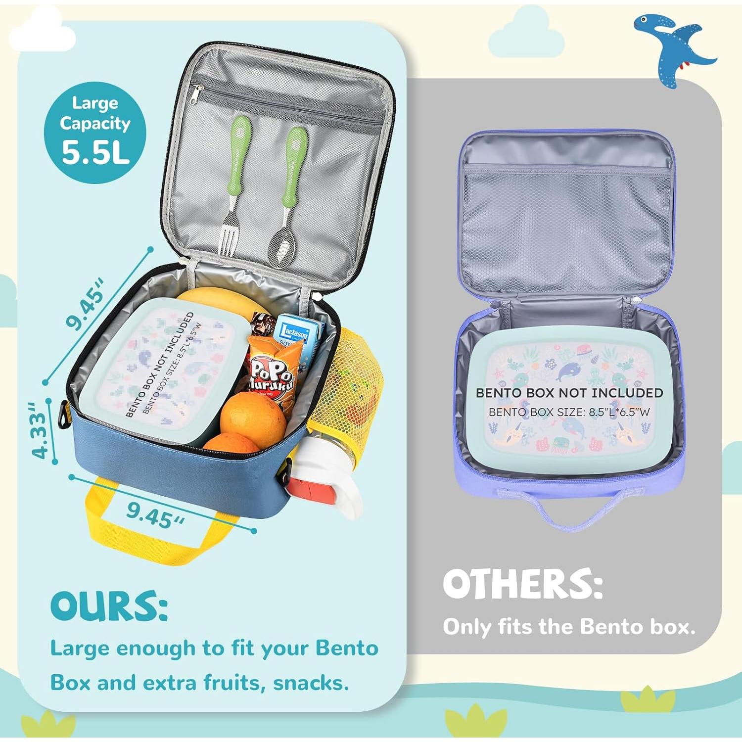 Caja de Almuerzo Aislada REDSHELL para Niños 5.5L Azul