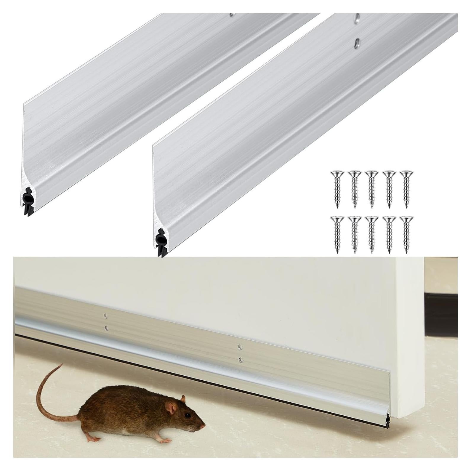 Barrera de Puerta de Aluminio Gisafai 91.44 cm Plata