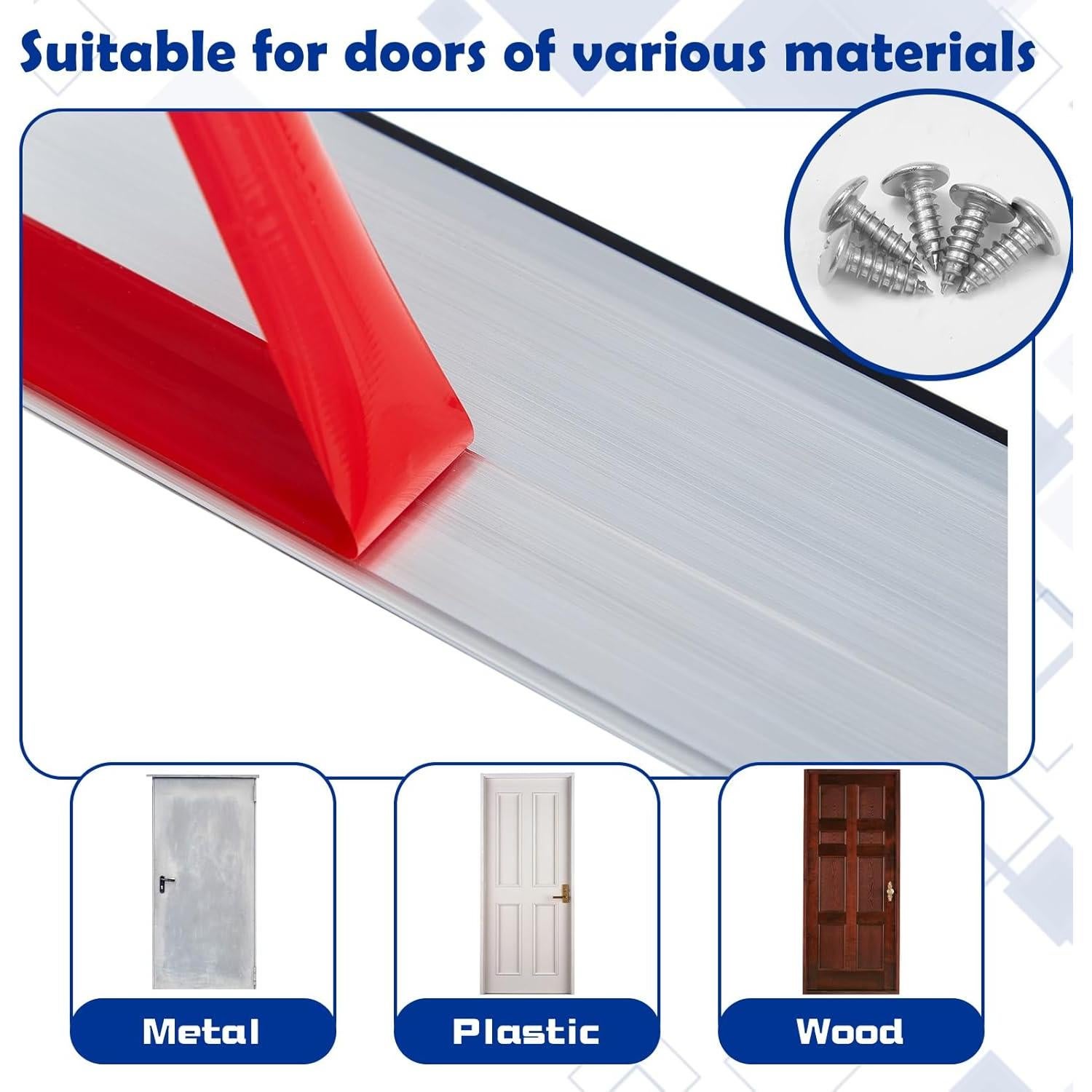 Barrera de Puerta de Aluminio Gisafai 91.44 cm Plata