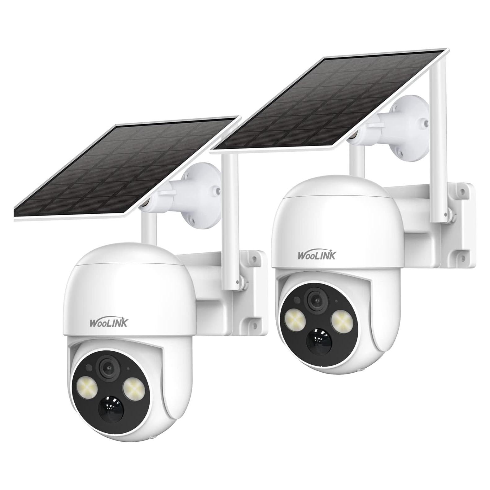 Cámara de Seguridad Solar Inalámbrica WOOLINK 4MP 2PK