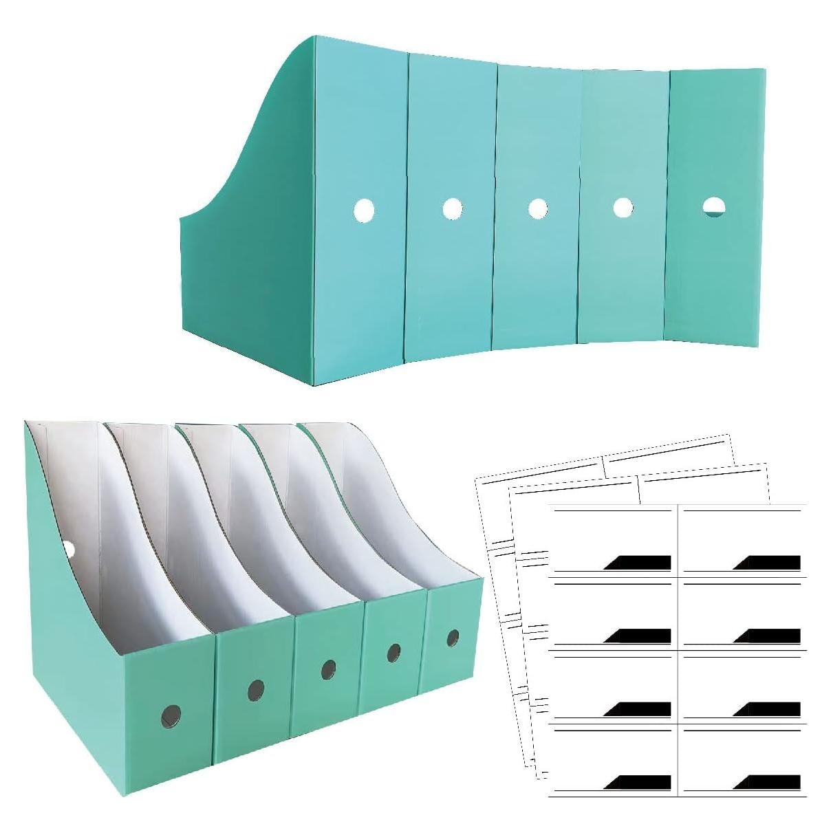 Paquete de 12 Sujetadores de Revistas Cartón Premium 27.31 cm