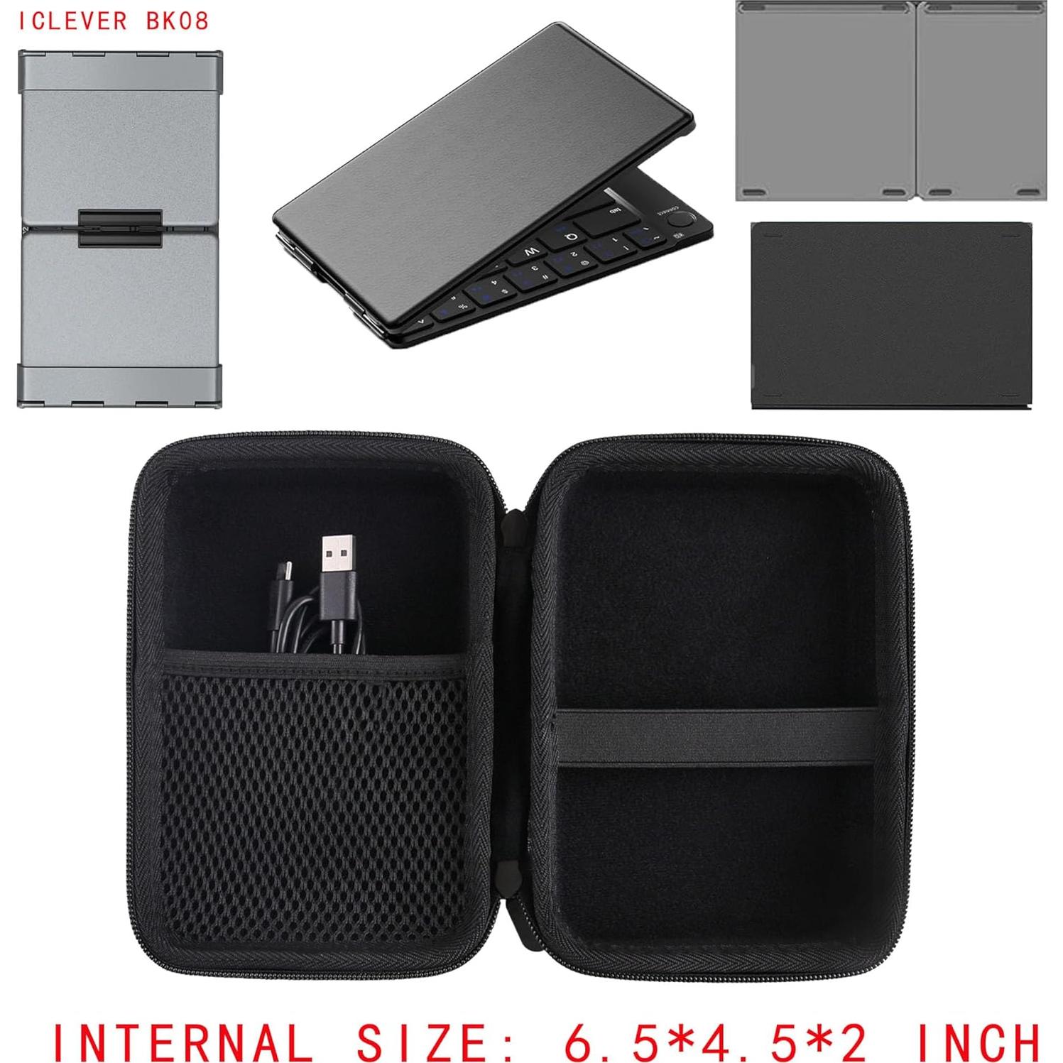 Funda Dura EVA para Teclado Bluetooth JINMEI Negro