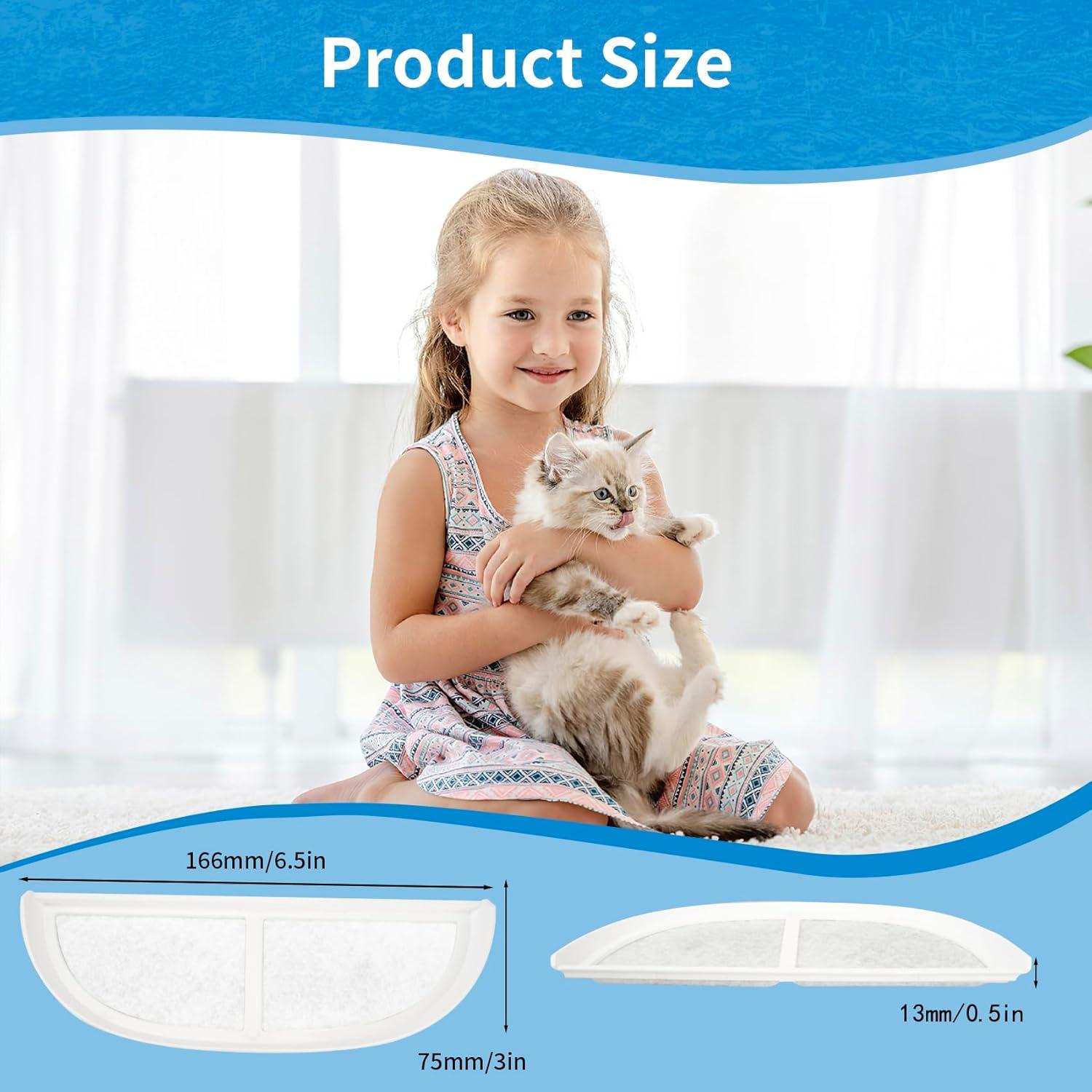 Filtros de Reemplazo para Fuente de Agua Gatos Daoxuan 8 Unidades