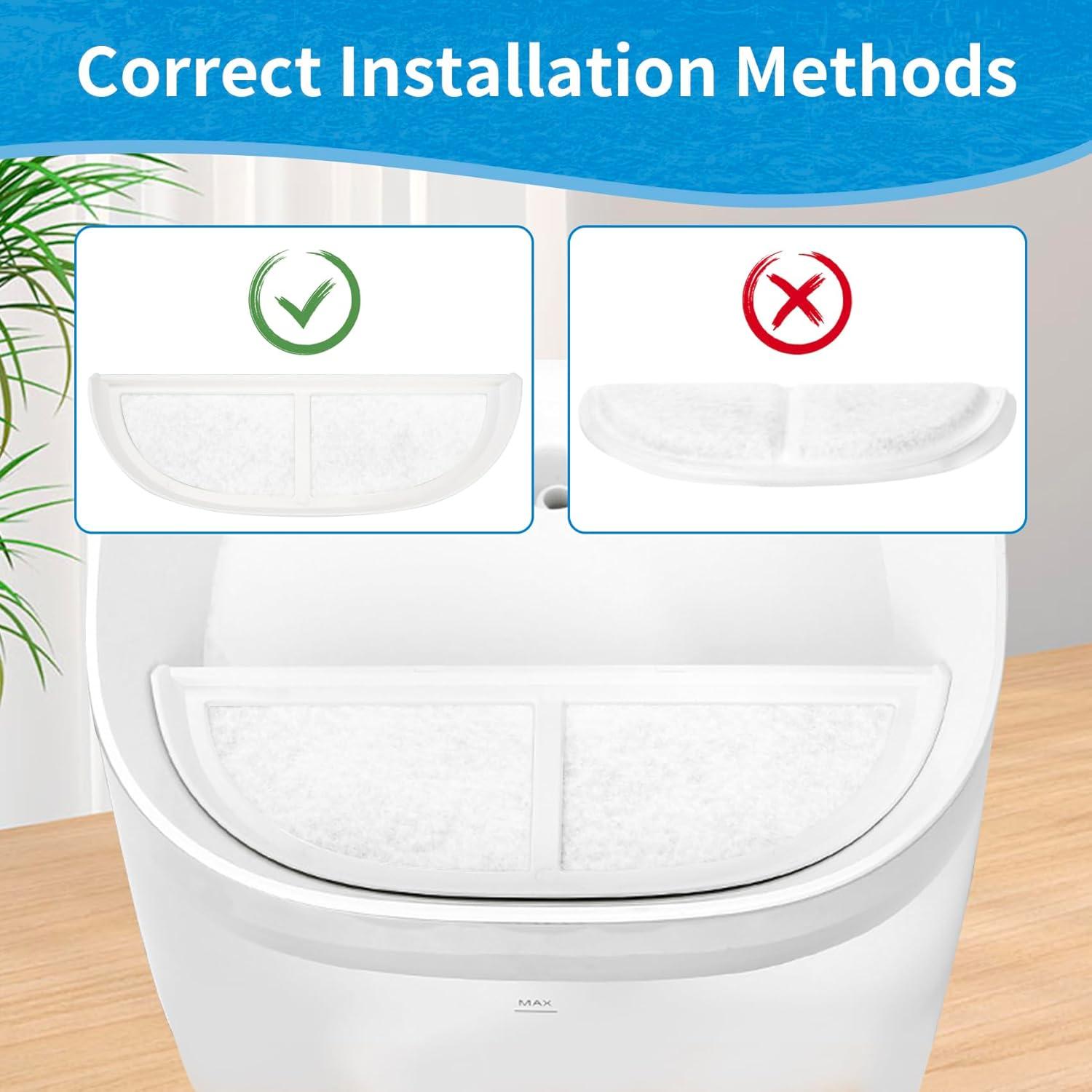 Filtros de Reemplazo para Fuente de Agua Gatos Daoxuan 8 Unidades