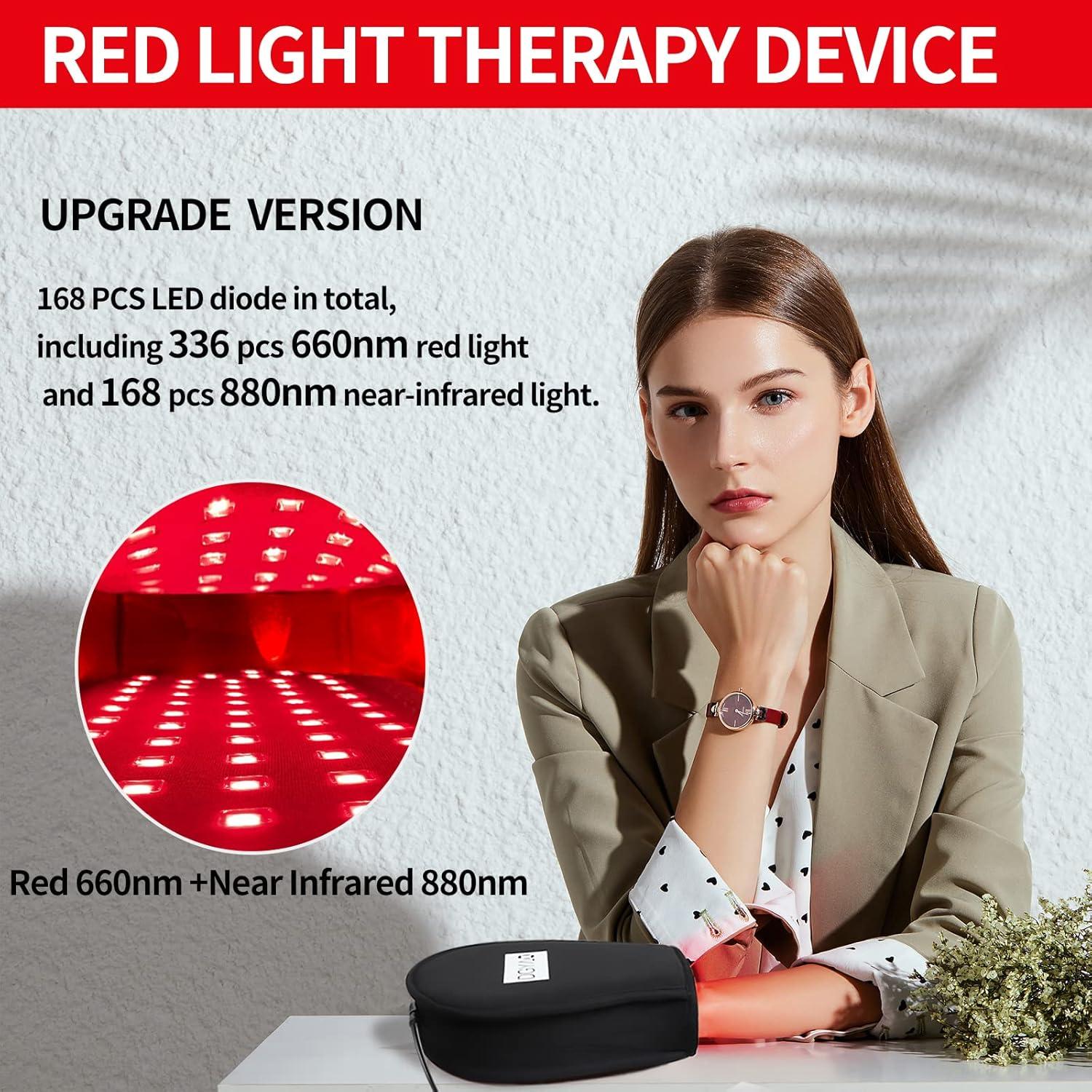 Dispositivo de Terapia de Luz Roja HAIYUE 880nm Alivio Dolor Mano