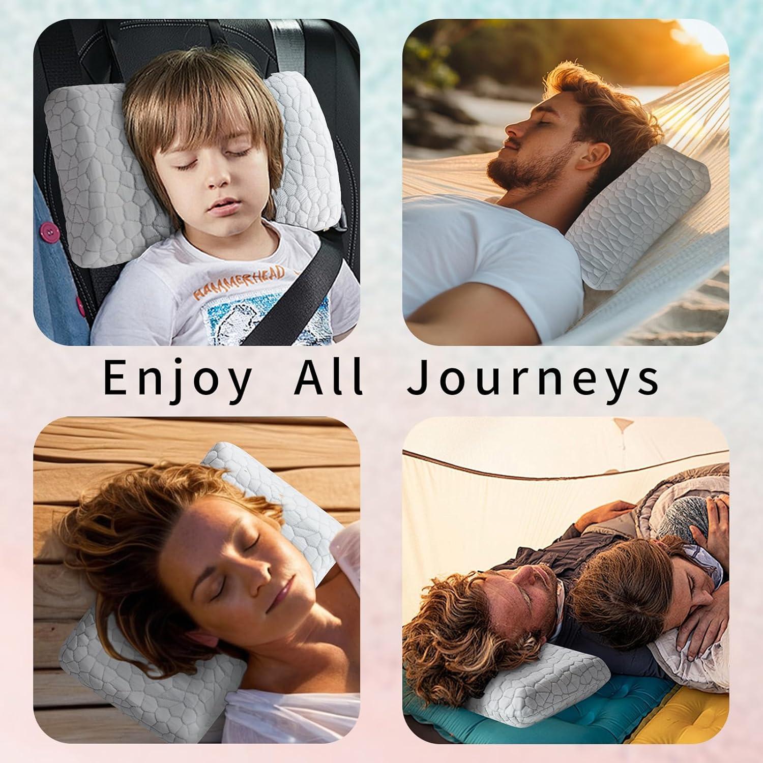 Almohada de Viaje Splamdarrv de Gel Refrigerante 48x30 cm