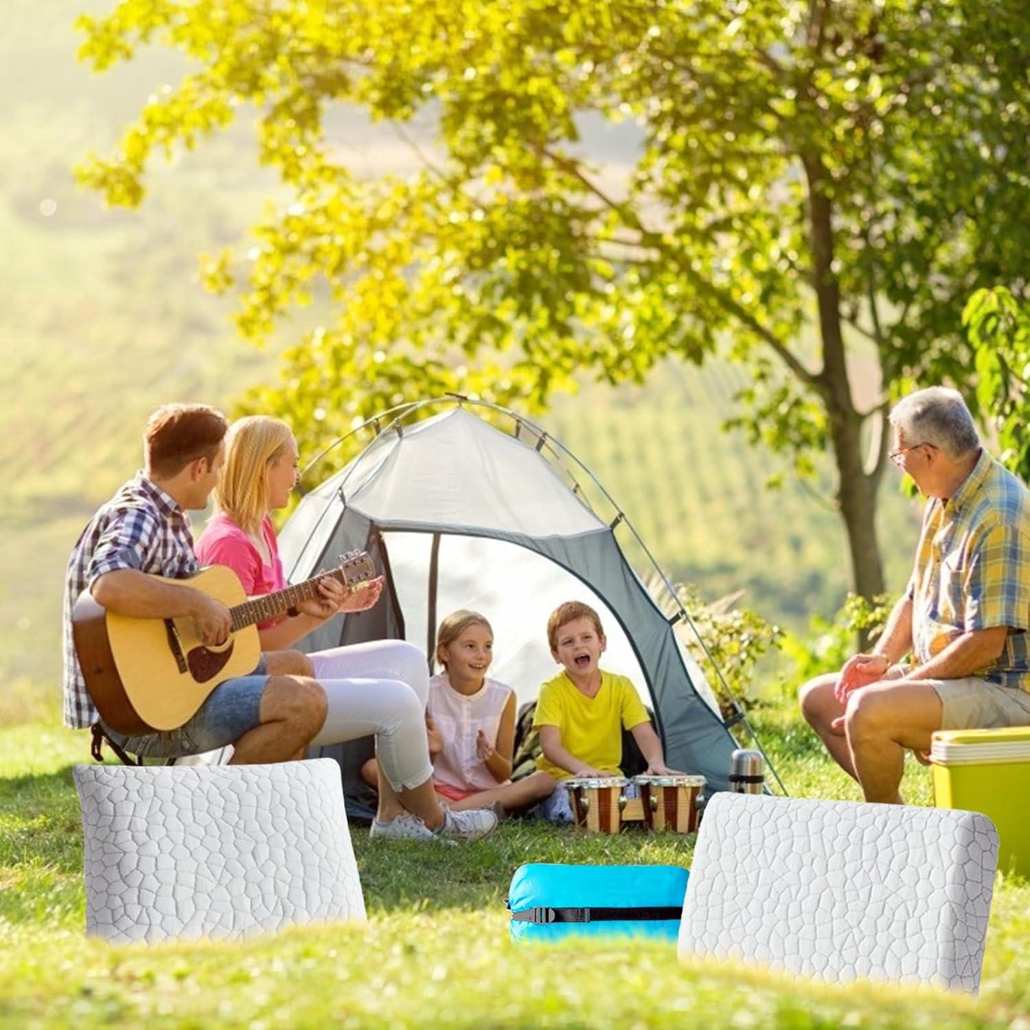 Almohada de Viaje Splamdarrv de Gel Refrigerante 48x30 cm