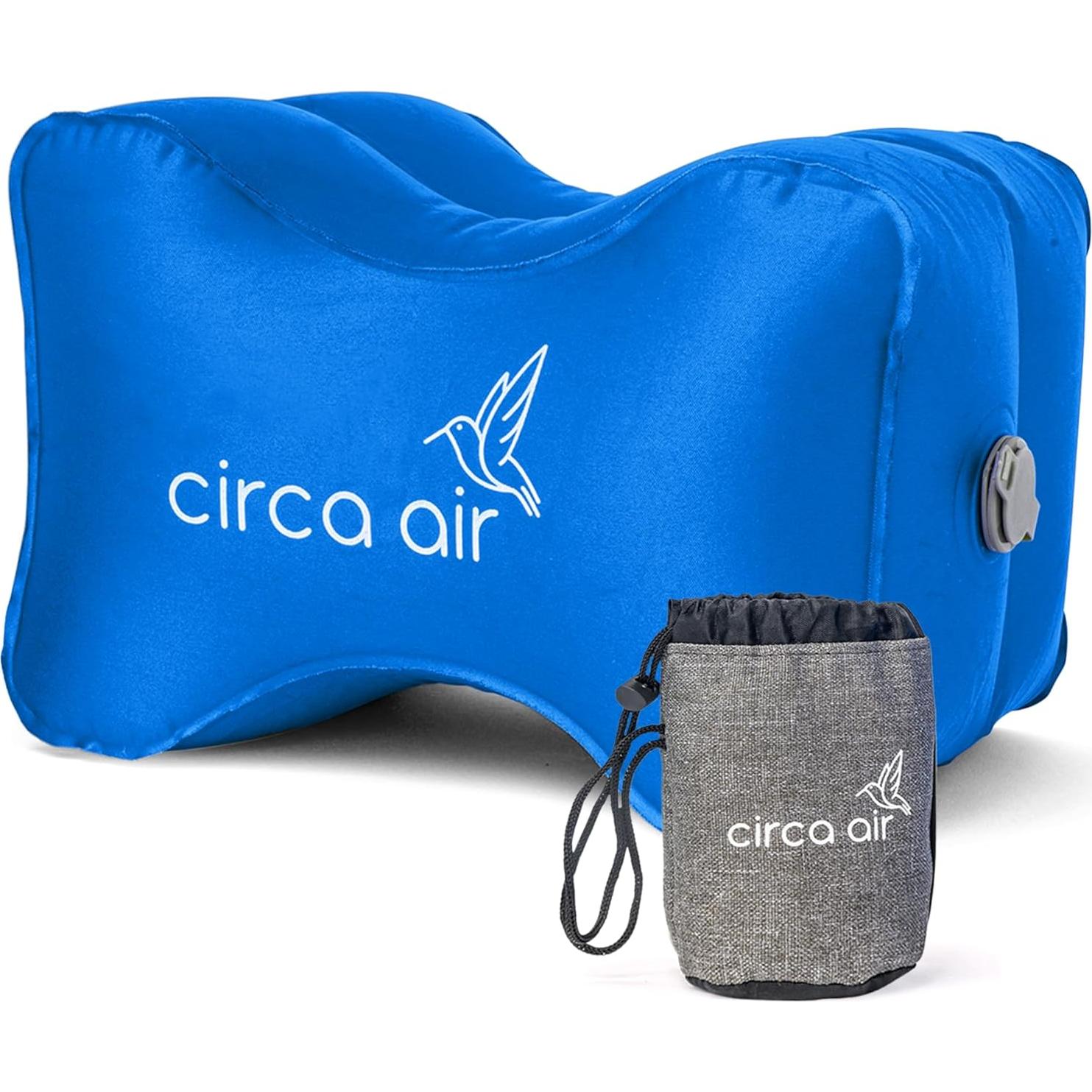 Almohada Inflable para Rodilla Circa Air Azul - Alivio Ciática