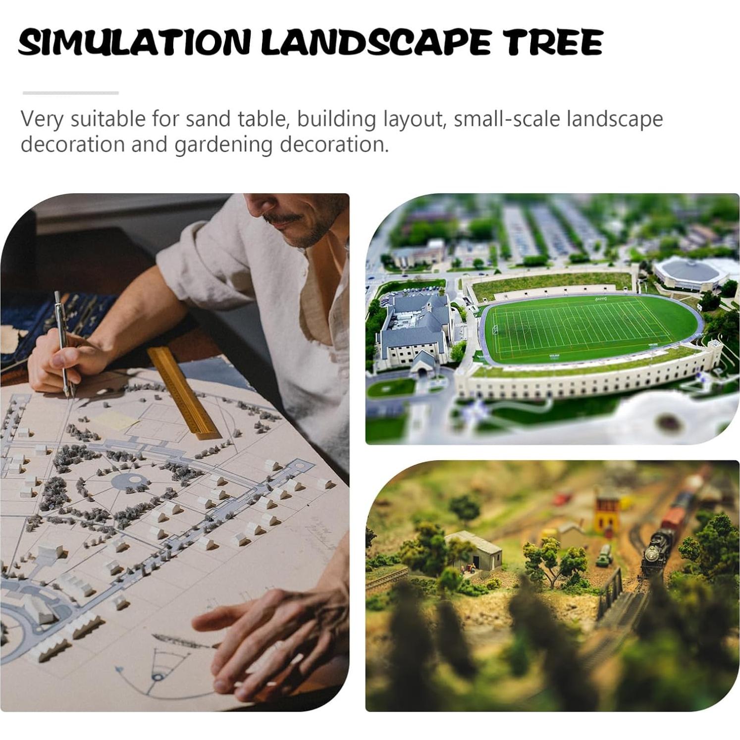 Mini Árbol de Ciprés Operitacx para Manualidades 17.5x13.5cm