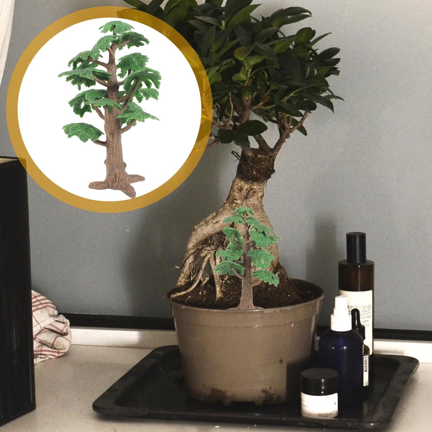 Mini Árbol de Ciprés Operitacx para Manualidades 17.5x13.5cm