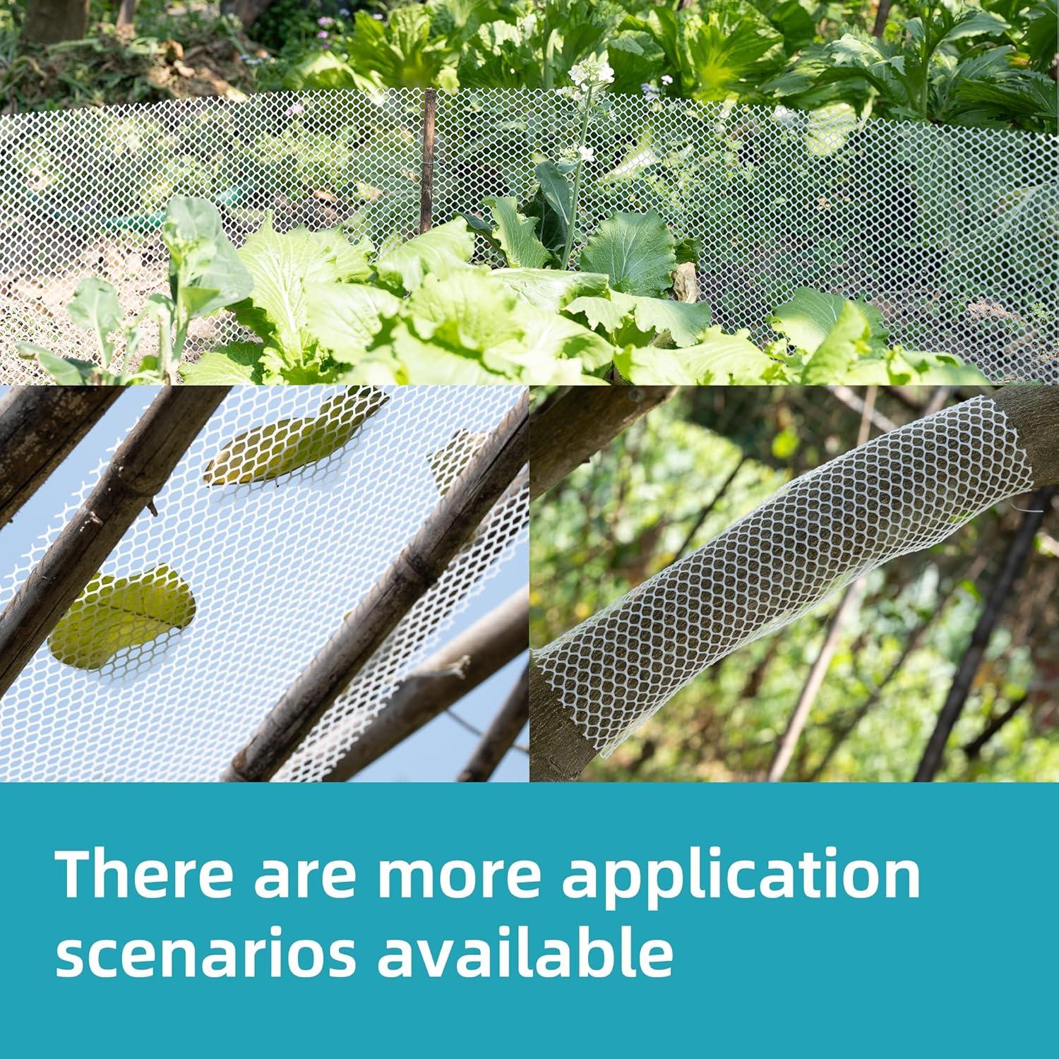 Malla Plástica Verde ESSFF 39.88cm x 5m para Jardín y Mascotas