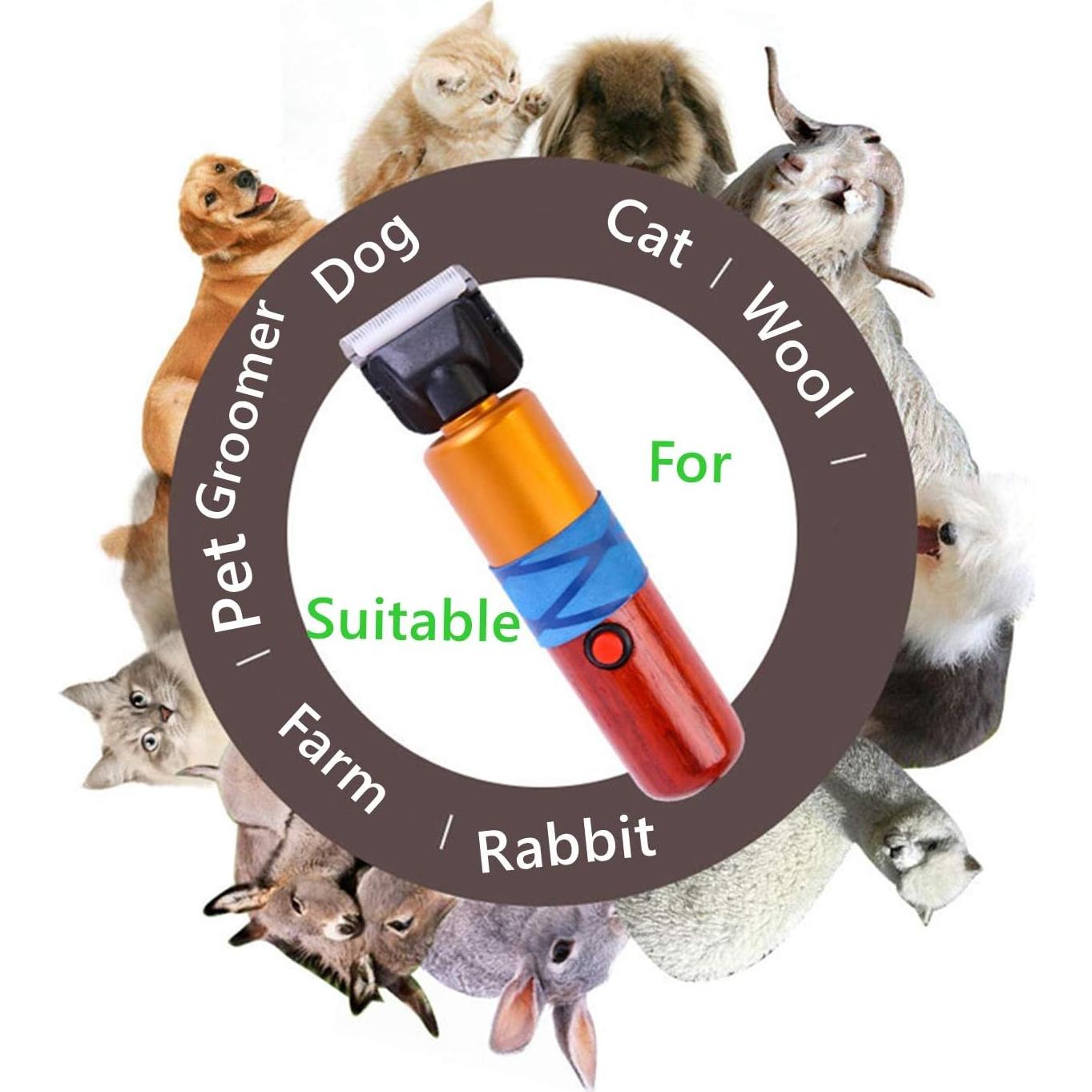 Cortadora de Pelo para Mascotas Dream Reach A-200W, Bajo Ruido