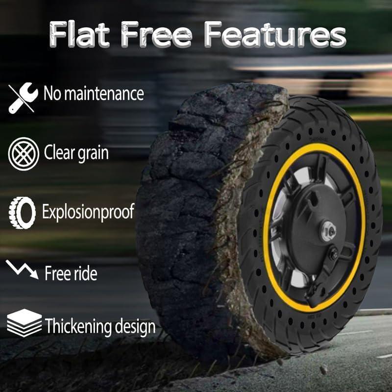 GYL Neumático Sólido 10x2.5 para Scooter Ninebot Max