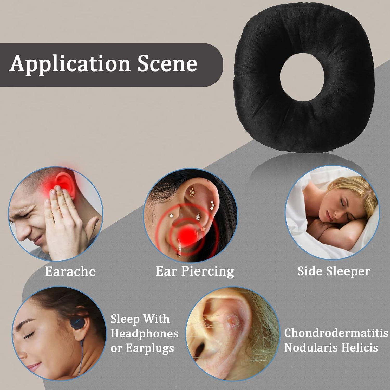 Almohada para Orejas Coceyese con Agujero - 22.86 cm - Negra