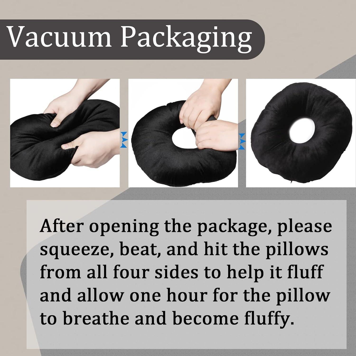 Almohada para Orejas Coceyese con Agujero - 22.86 cm - Negra