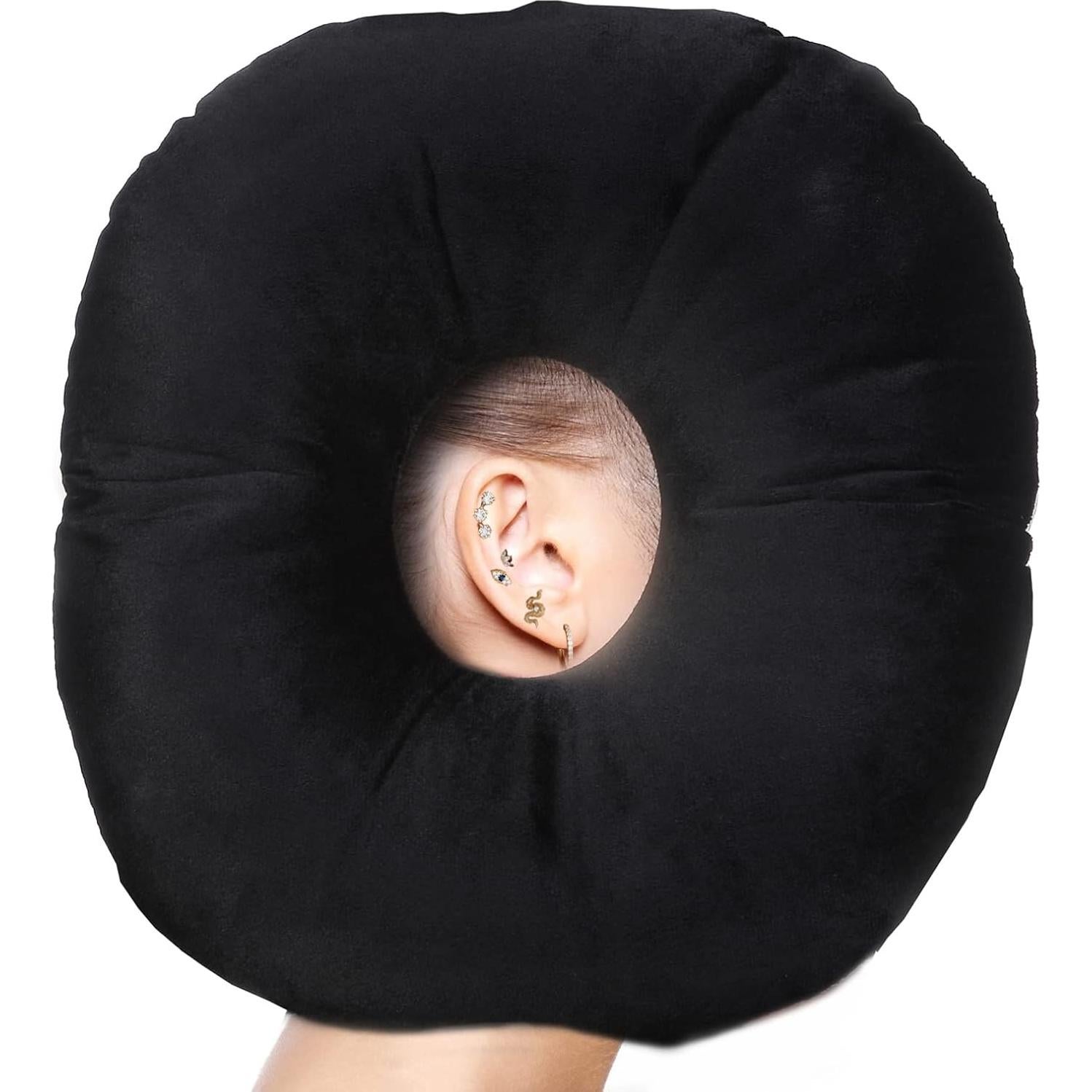 Almohada para Orejas Coceyese con Agujero - 22.86 cm - Negra