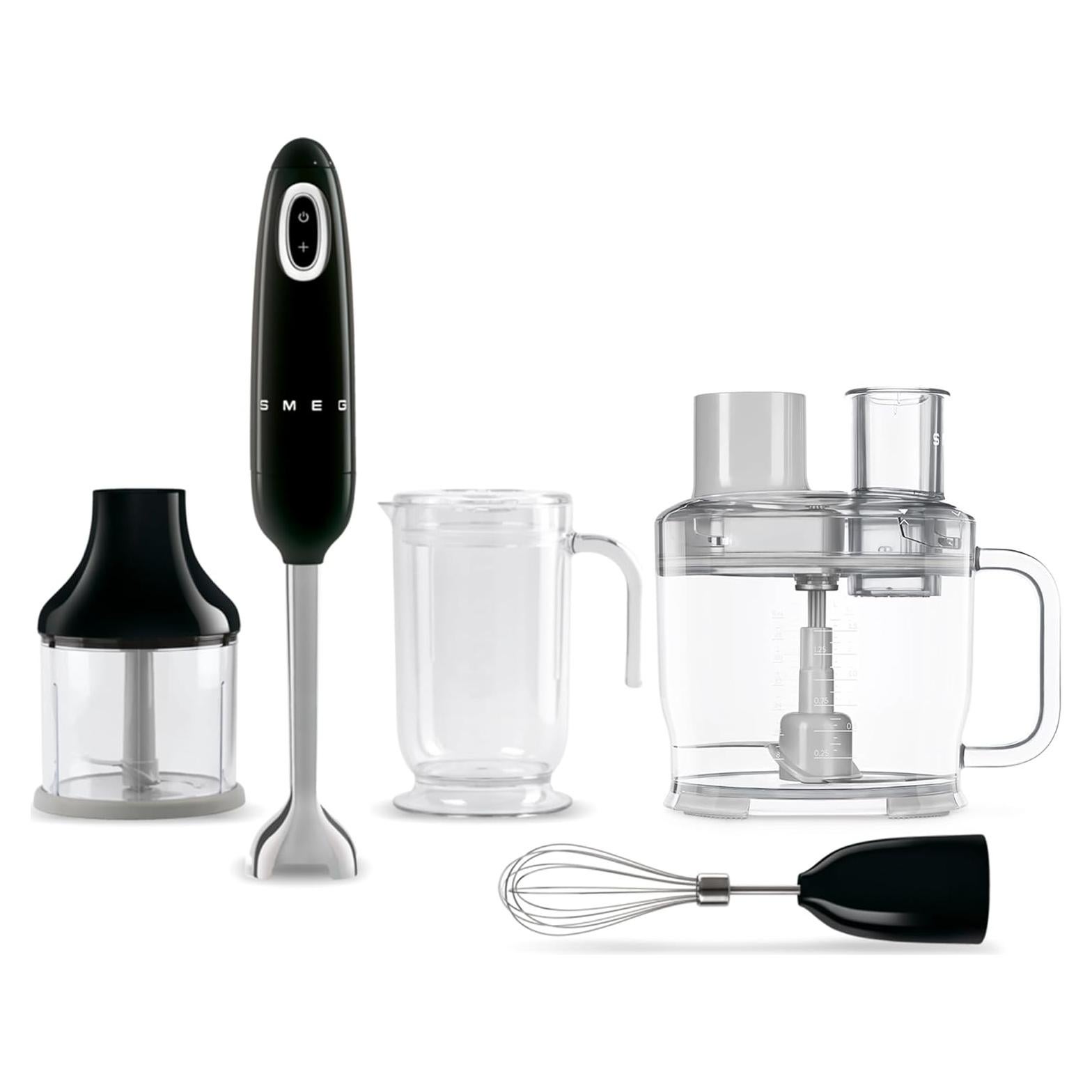 Batidora de Mano y Procesador de Alimentos SMEG HBF03 350W