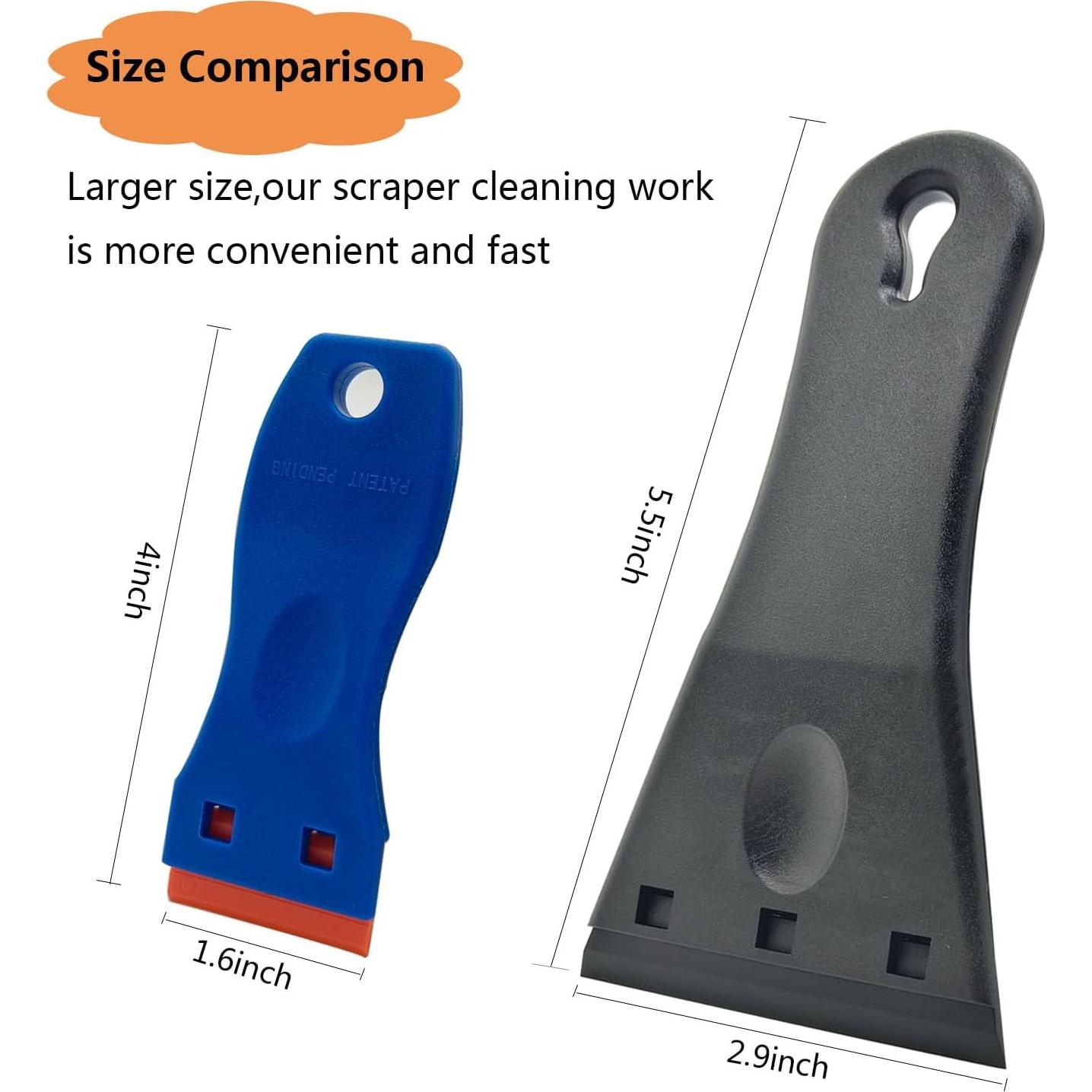 Kit de Raspador de Cuchillas Plásticas Petiy Beauty - 20 Cuchillas