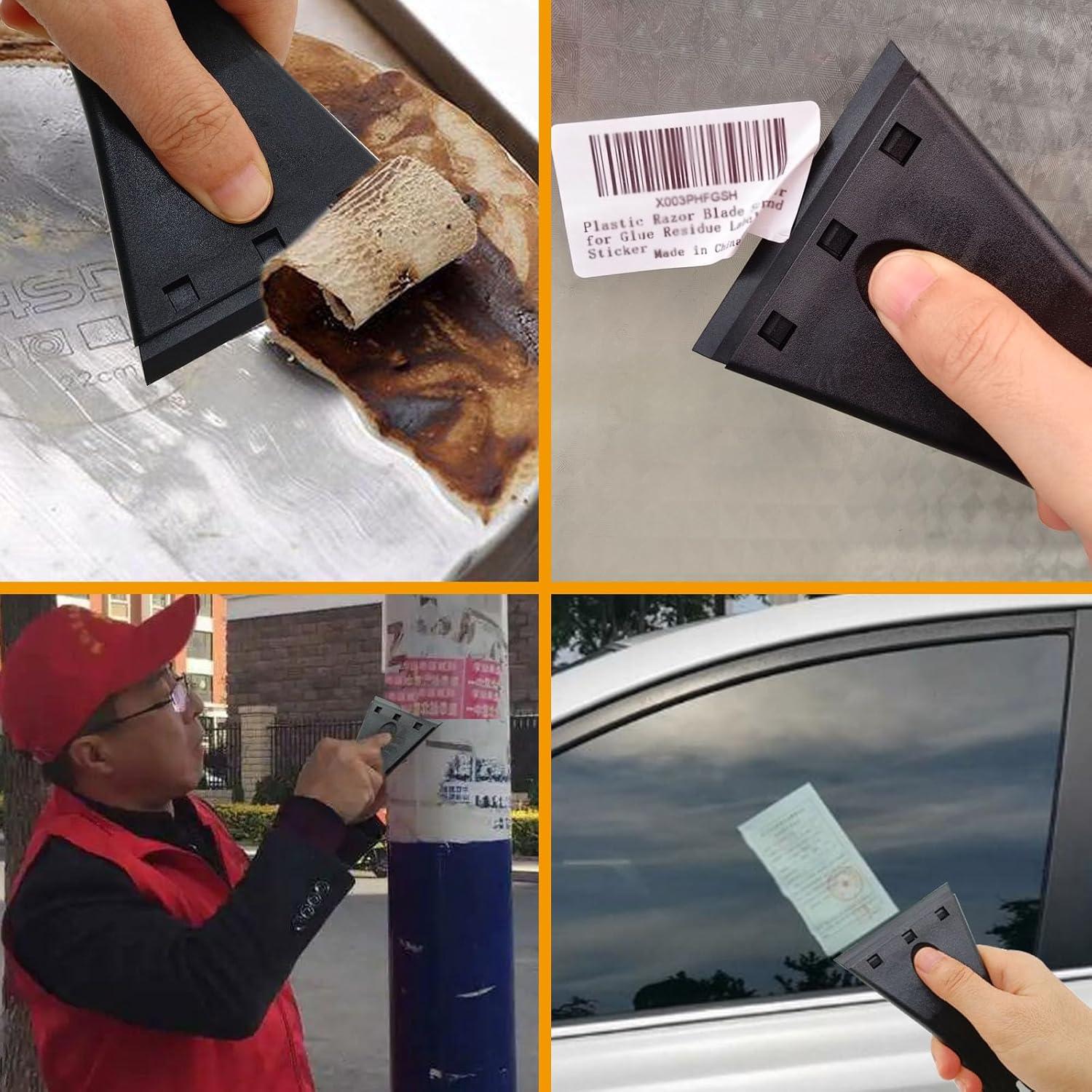 Kit de Raspador de Cuchillas Plásticas Petiy Beauty - 20 Cuchillas