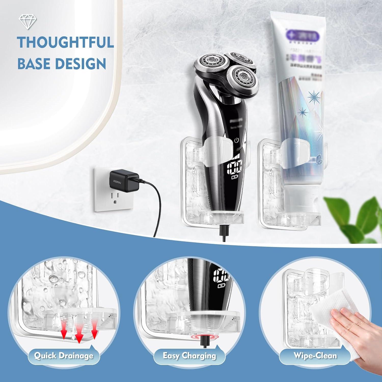 Soporte de Baño Maffuno para Afeitadora y Pasta de Dientes