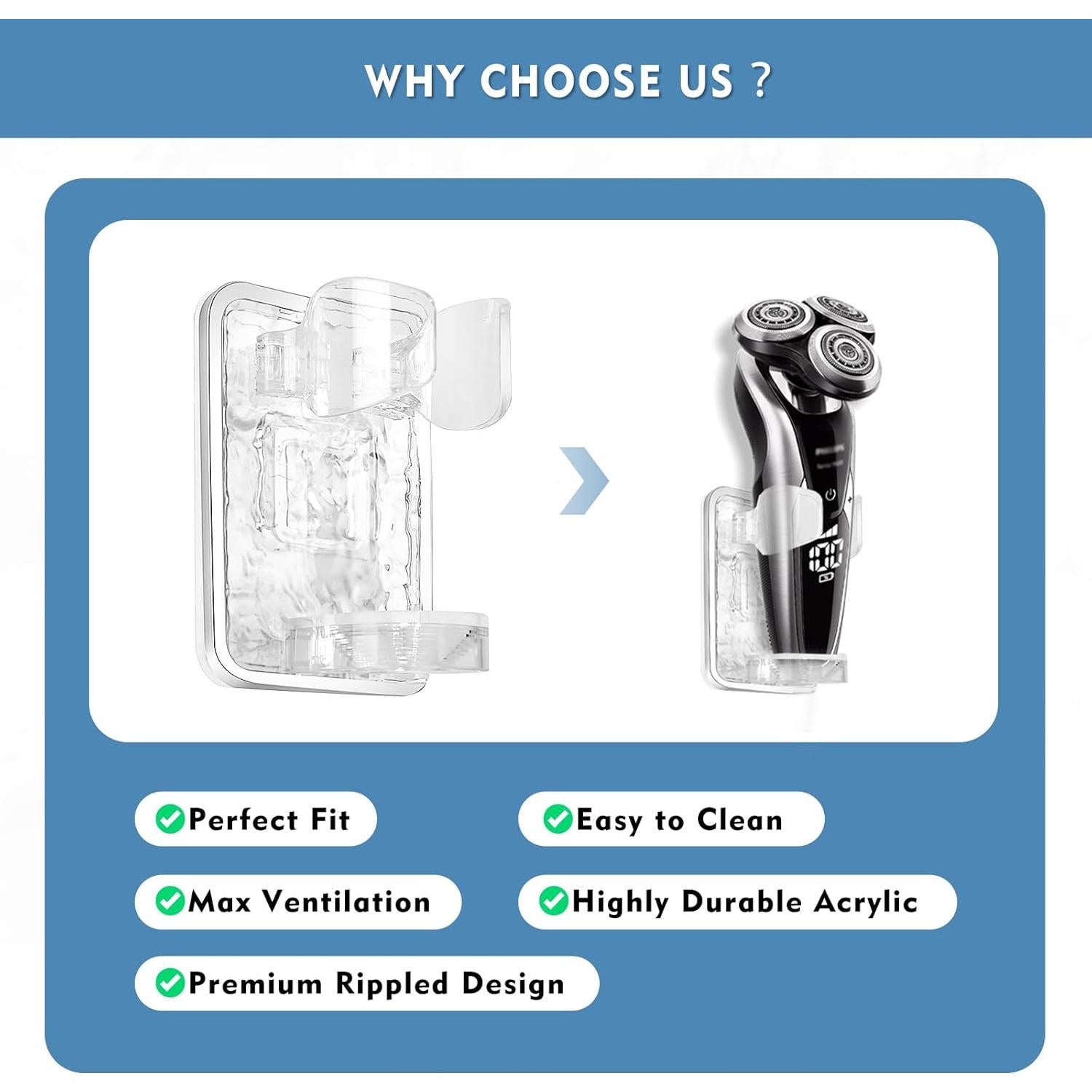 Soporte de Baño Maffuno para Afeitadora y Pasta de Dientes