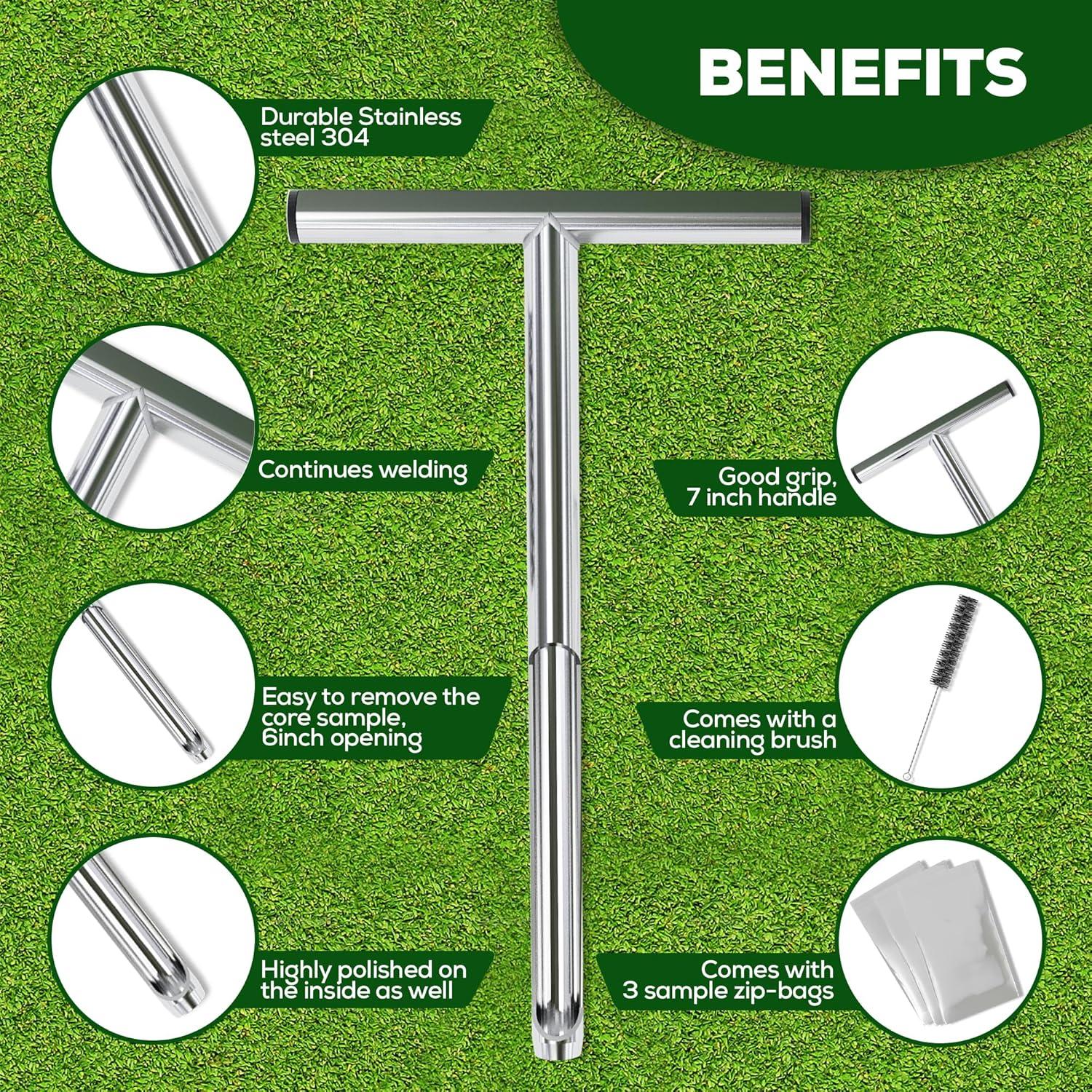 Sonda de Suelo SturdyShape 30.48 cm Acero Inoxidable