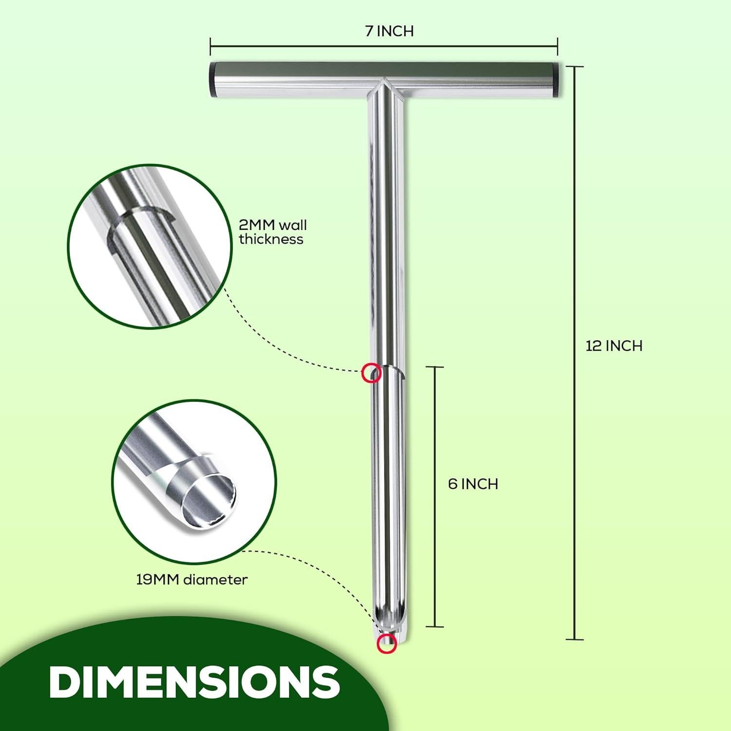 Sonda de Suelo SturdyShape 30.48 cm Acero Inoxidable
