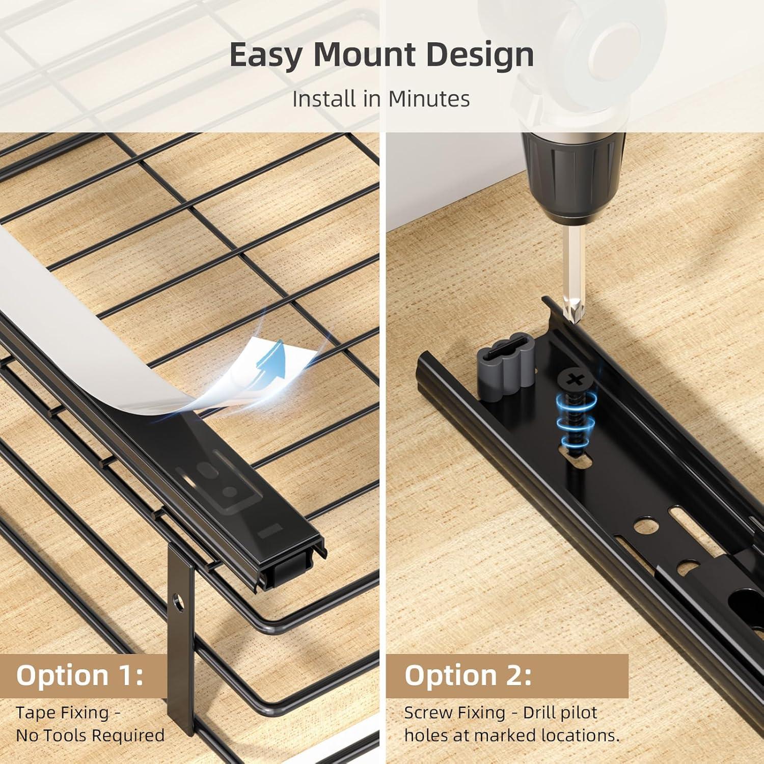 Organizador de Especias Extraíble PanPanPal 2 Niveles 24.5x27.2cm