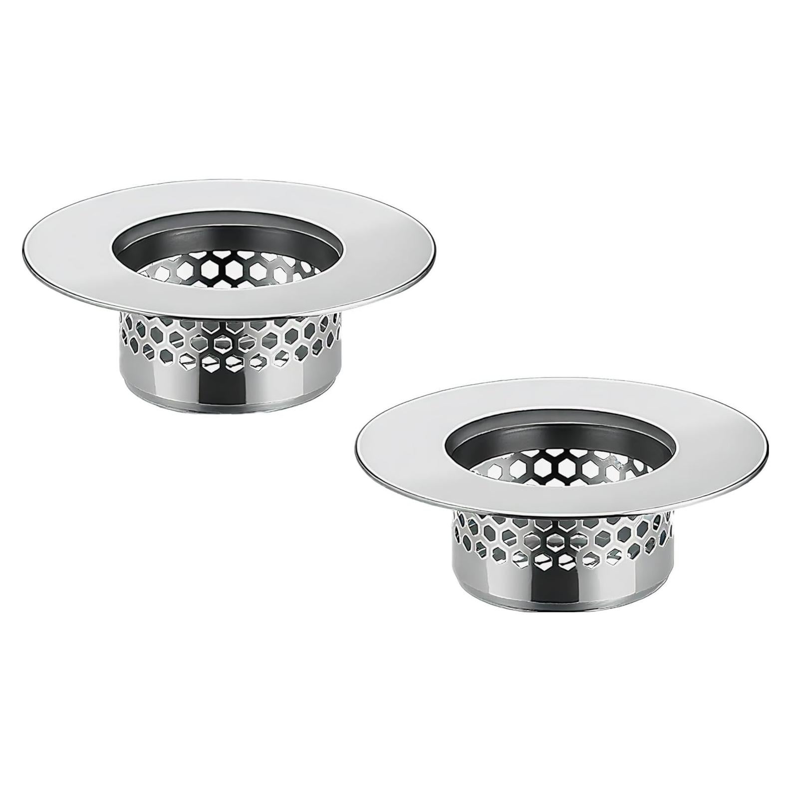 Colador de desagüe WELANGBN de acero inoxidable - 2 unidades