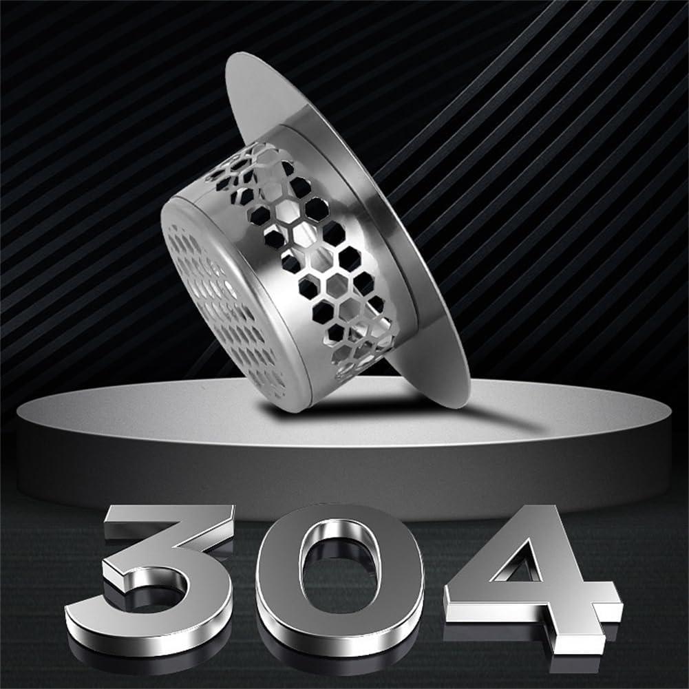 Colador de desagüe WELANGBN de acero inoxidable - 2 unidades