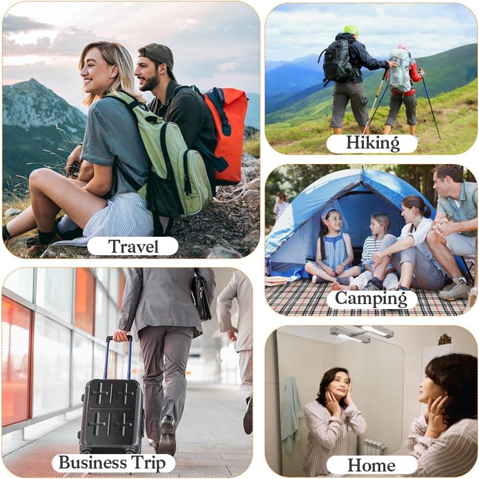 Set de Cepillos de Dientes de Viaje KQNBI 4PCS Plegables