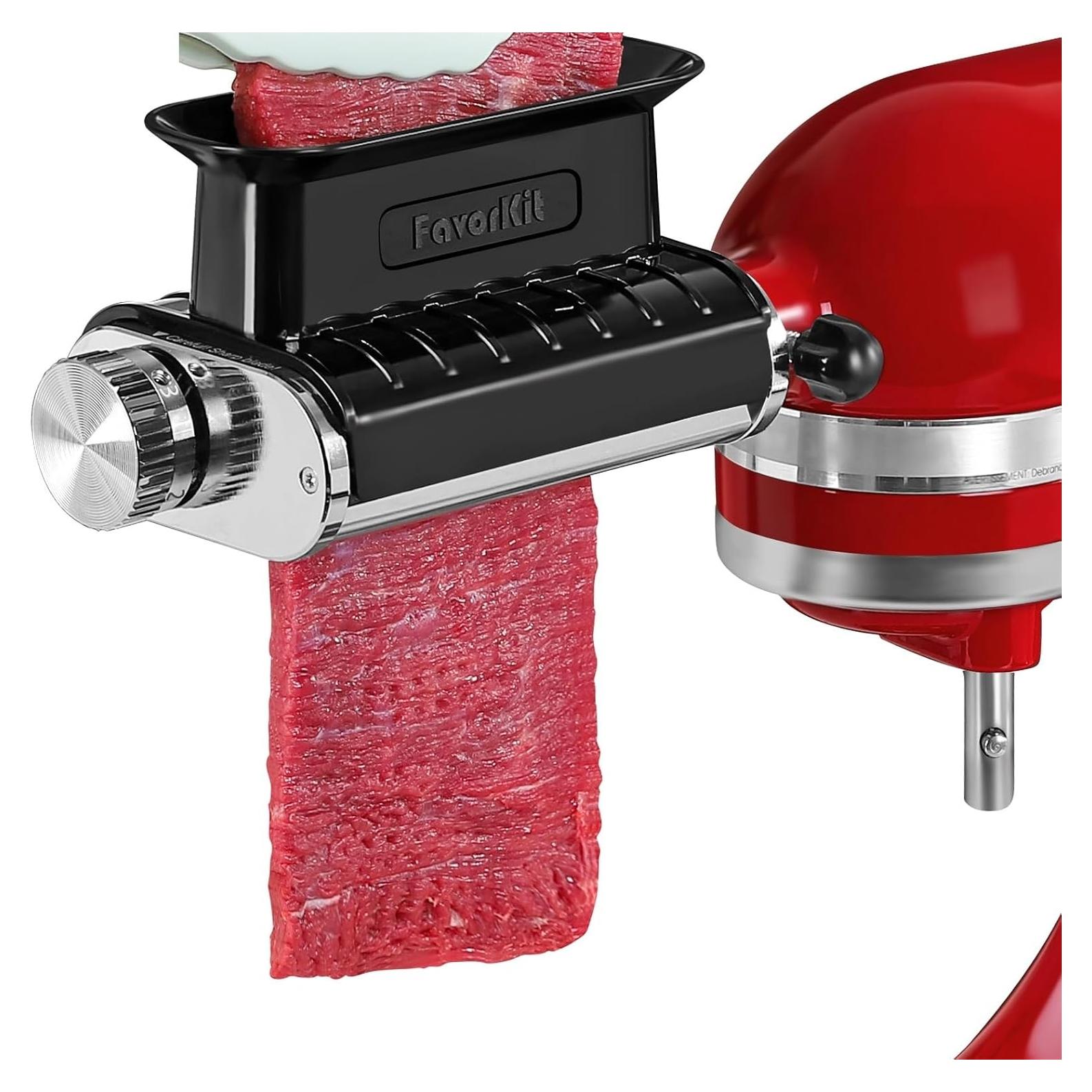 Aplanador de Carne Ajustable FavorKit para KitchenAid - Negro