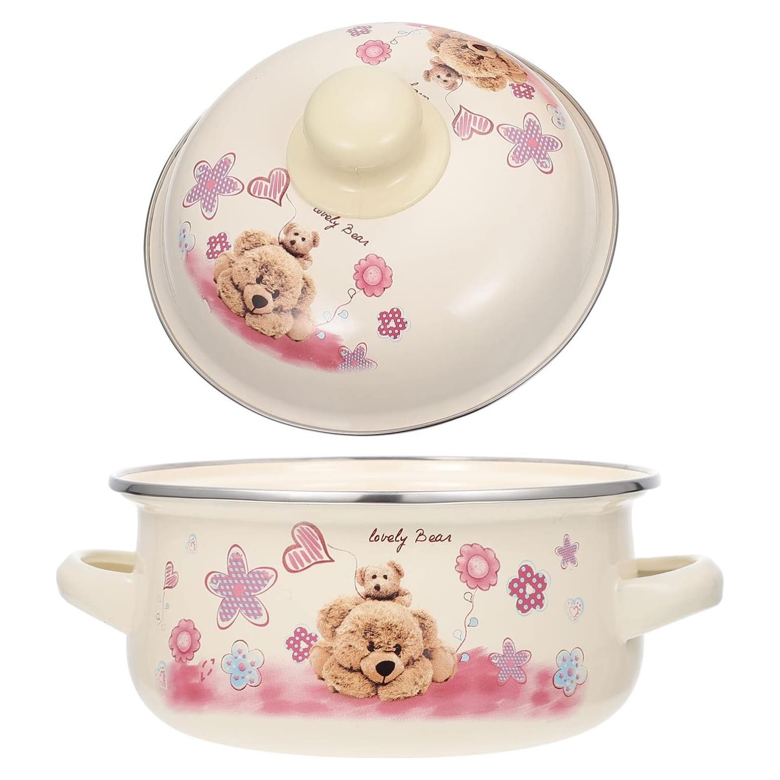 Tazón de Sopa Esmalte Angoily 20x16x8cm Color Oso