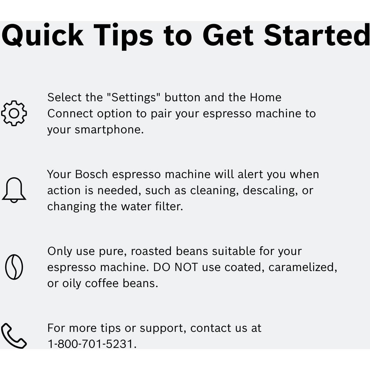 Máquina de Espresso Bosch 800 Series TPU60309 Automática 35 Bebidas