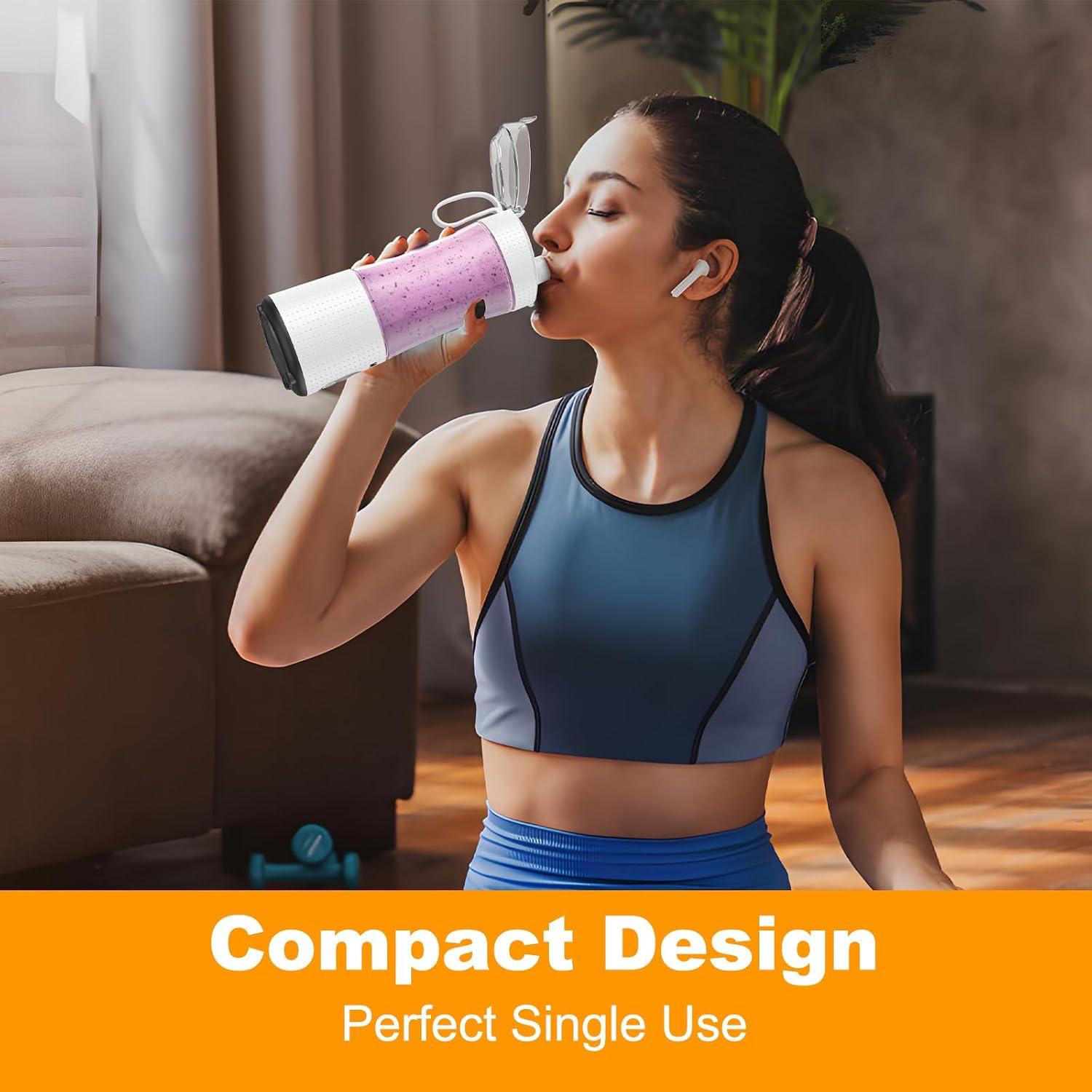 Licuadora Personal Mulli 13oz Recargable USB-C Libre BPA