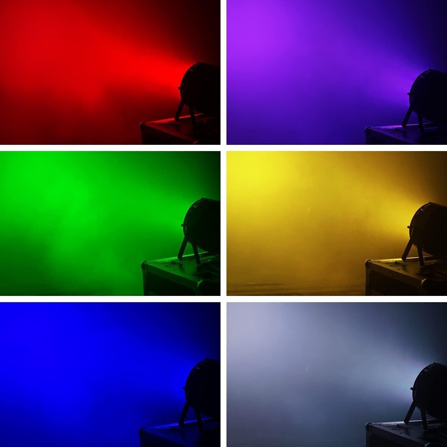 Luces de escenario LED Big Dipper 54x3W RGB paquete de 4