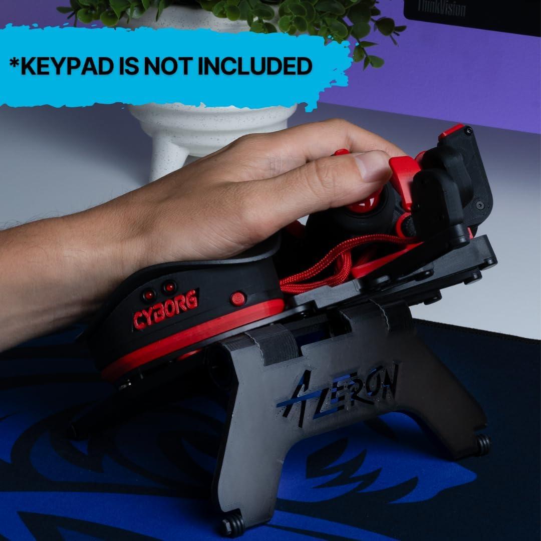 Soporte Magnético Ajustable Azeron AMS para Teclado - Negro