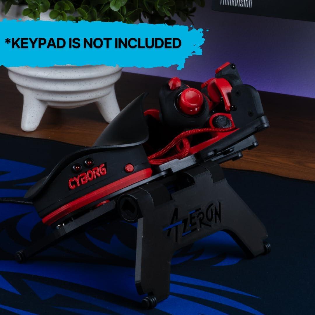 Soporte Magnético Ajustable Azeron AMS para Teclado - Negro