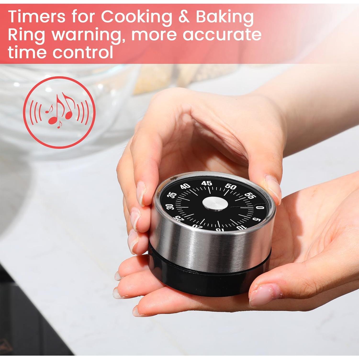 Temporizador Visual Magnético Relaxweex 60 Minutos Acero Inoxidable