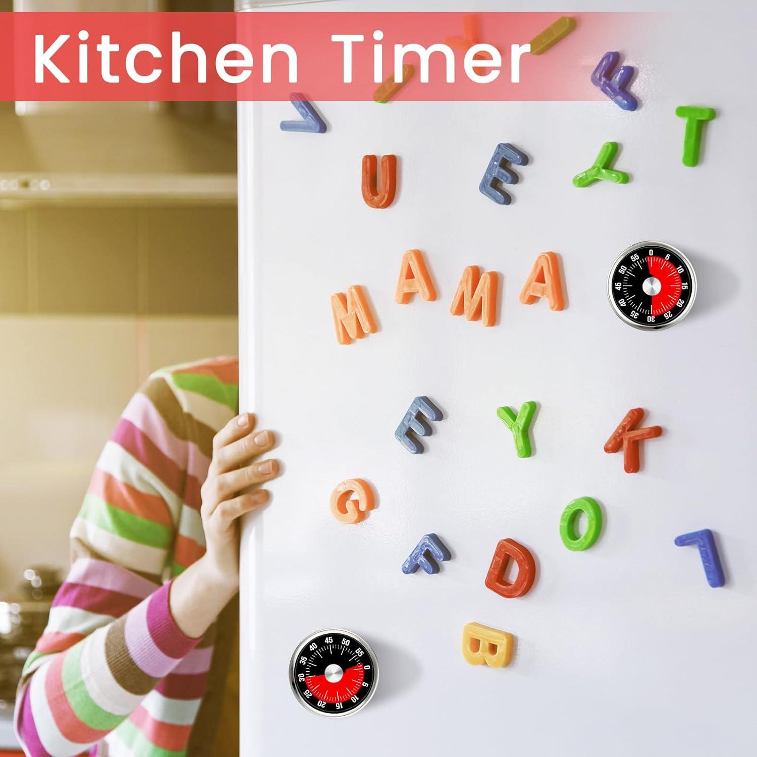 Temporizador Visual Magnético Relaxweex 60 Minutos Acero Inoxidable