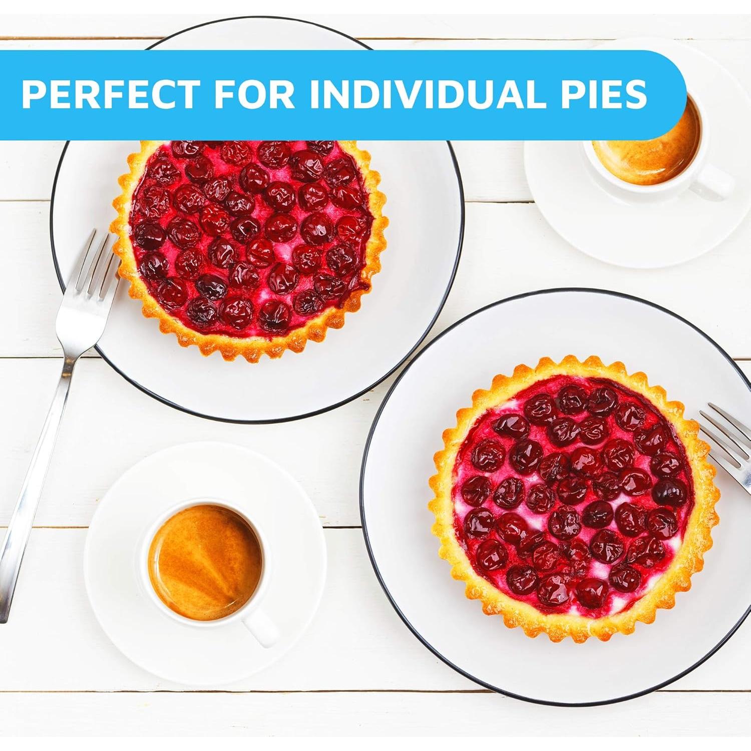 MontoPack 50 Sartenes Desechables de Aluminio 5" para Pastel