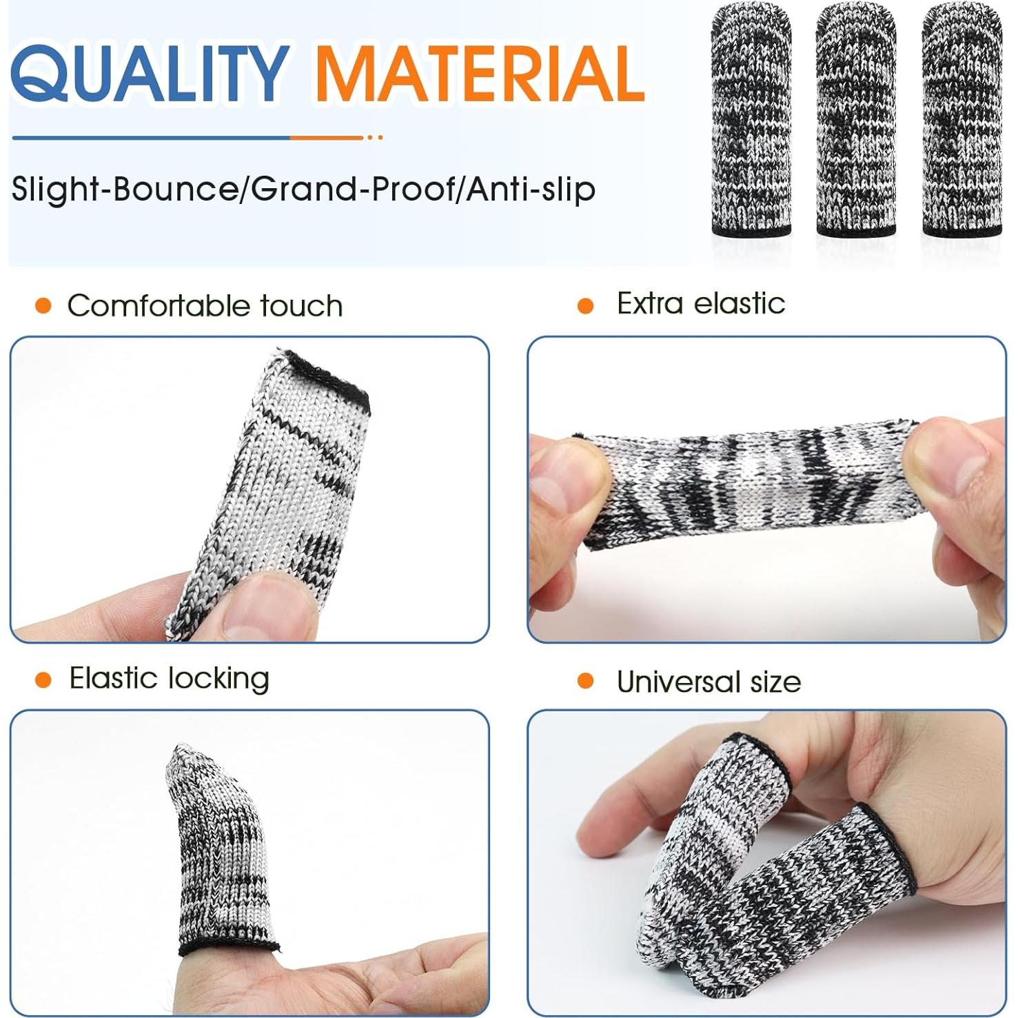 Mangas de Dedo Antideslizantes Dirvcp - 20 Unidades para Cocina y Jardinería