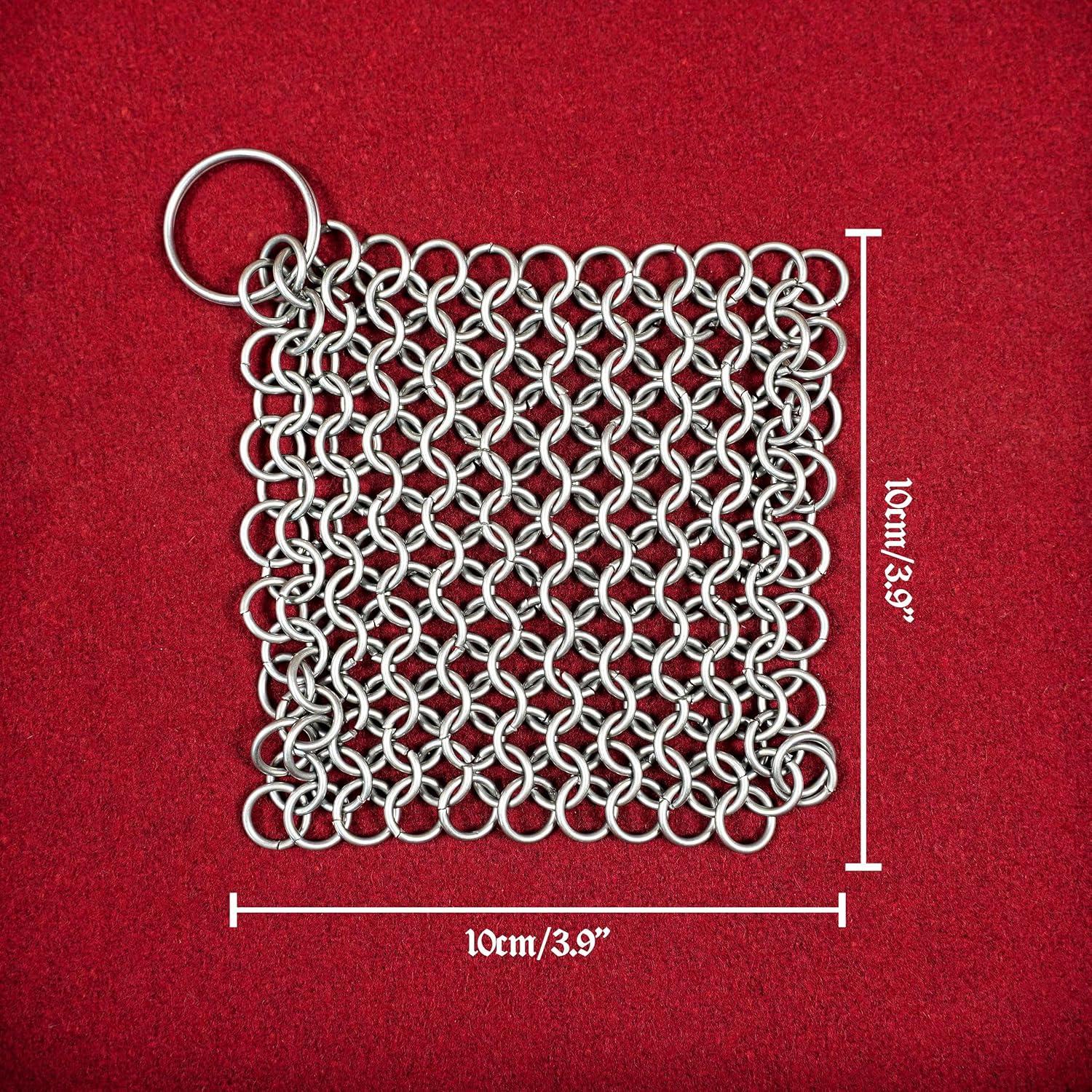 Limpiador de Hierro Fundido Mythrojan 10x10cm Acero Inoxidable